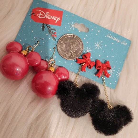 Disney Mickey Mouse Ornament Earring Set - Picture 3 of 6
